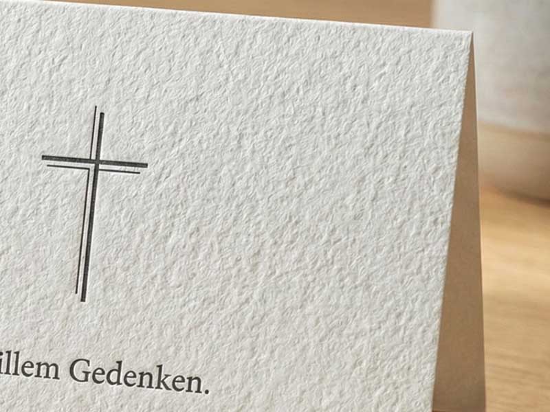 Danksagung auf Aquarellpapier