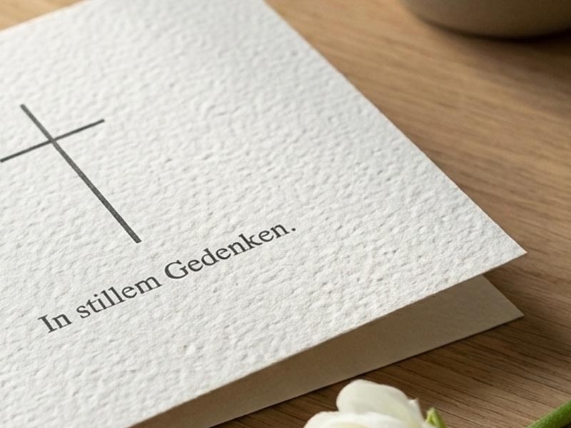 Danksagung mit geh&auml;mmerter Struktur