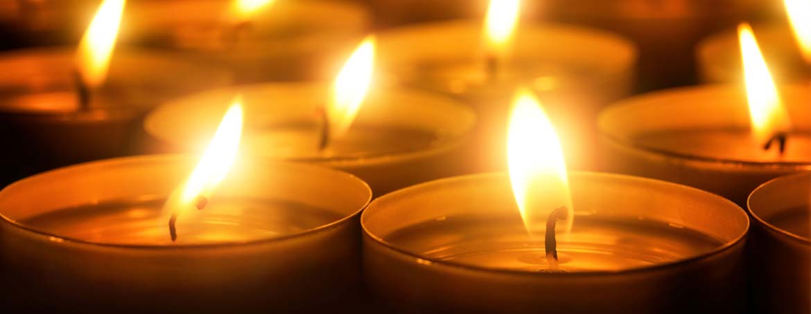 Trauerkarten Kerzen Erinnerung